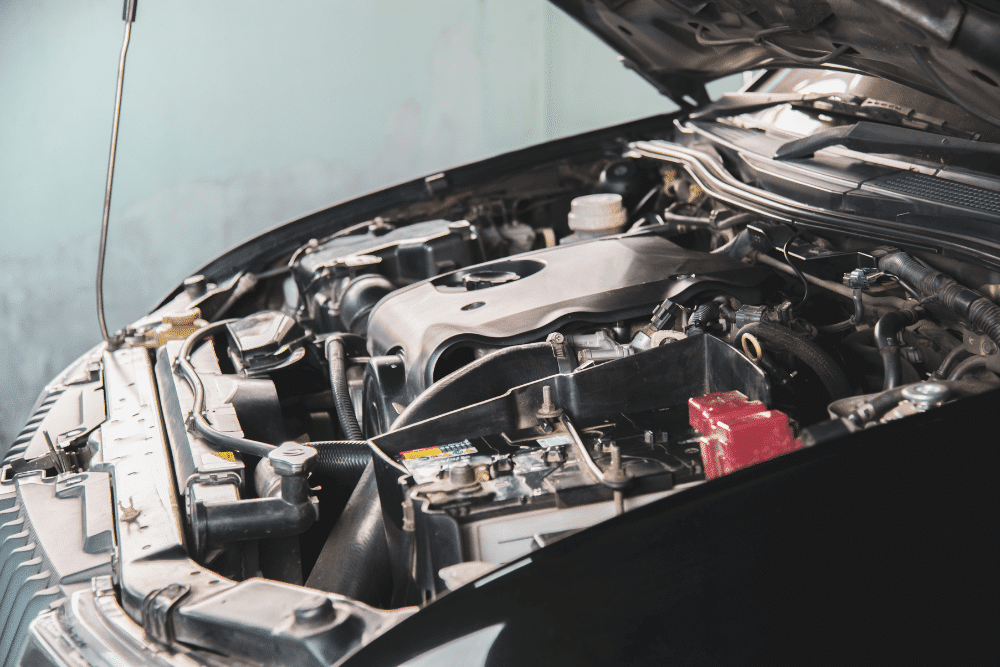 diesel maintenance tips, diesel truck repair in Palmerston, ON at CDP Diesel & Auto. Open car hood showing a modern diesel engine bay.